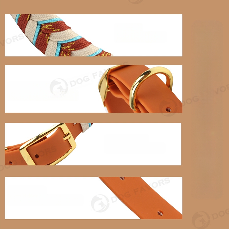 Furnizare directă din fabrică, zgardă nouă pentru animale de companie, material PVC, serie de câini, microblog, cataramă metalică, zgardă pentru câini, tracțiune transfrontalieră