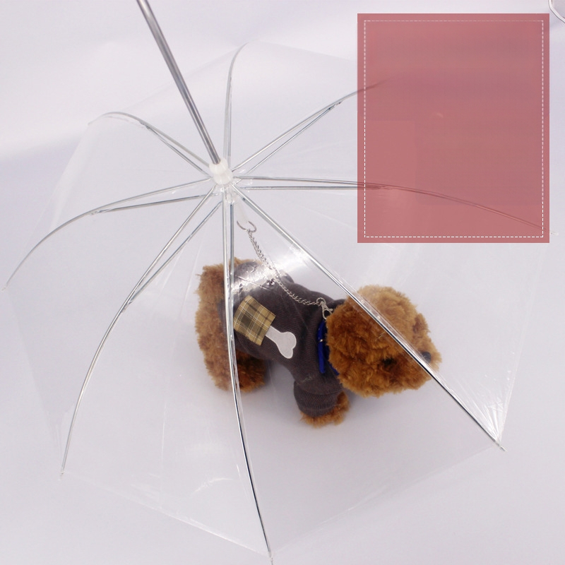 Novi proizvod Brza narudžba Psi male veličine s lancem za vuču za pse Kišobran za šetanje pasa Kišobran za kućne ljubimce Kabanica za pse Pončo