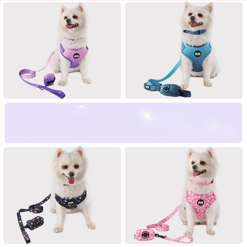 Трансгранично въже за теглене на кучета за домашни любимци, каишка за кучета, нашийник за гърди, костюм на едро, персонализирани домашни любимци