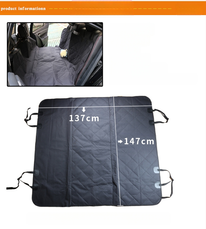 Постелка за домашни любимци за кола Amazon популярна кучешка задна неплъзгаща се водоустойчива възглавница за седалка от автомобилни консумативи за кучета