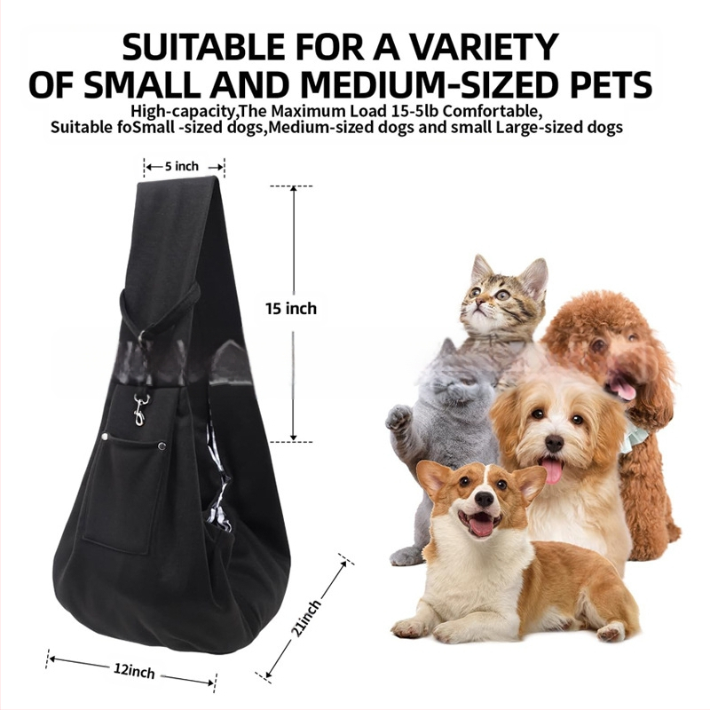 Домашен любимец Нова чанта през рамо за кучета Чанта за котки Чанта за кучета Преносима раница за домашни любимци Чанта през рамо