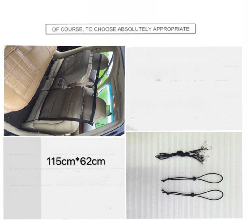 Amazon USA stacijas karsti pārdotais automašīnu mājdzīvnieku izolācijas tīkls automašīnu mājdzīvnieku barjeras tīkls aizmugurējo sēdekļu suņu šķēršļu drošības tīkls