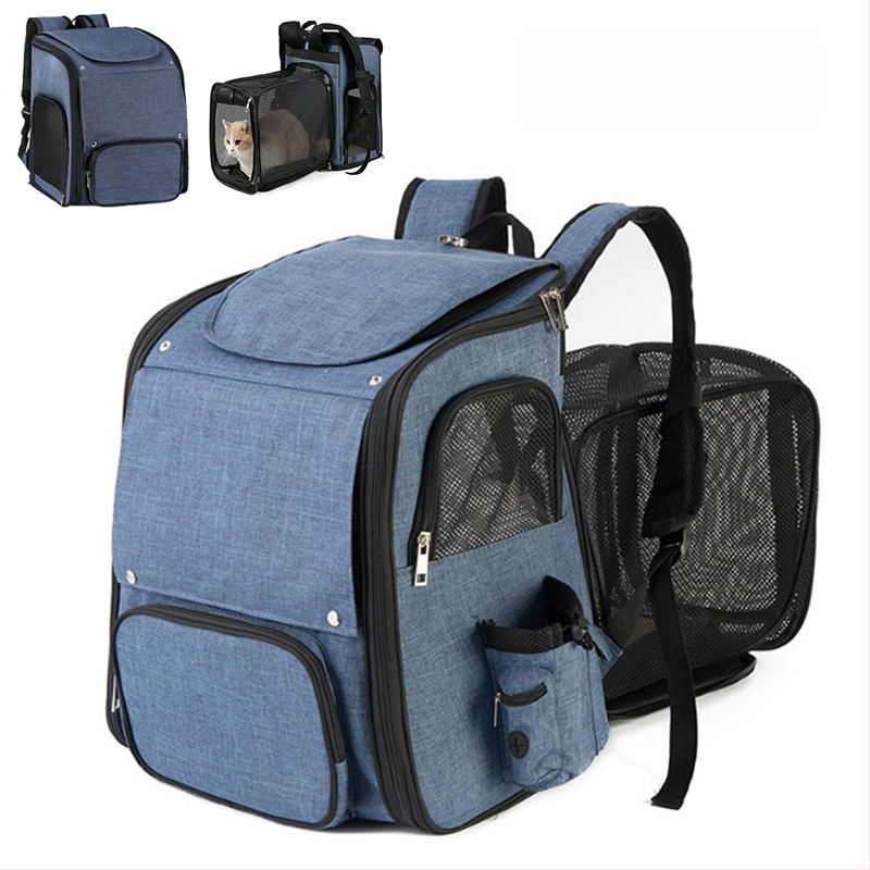 Promocijska torba za mačke Veleprodaja Qisheng torba za mačke proširuje se ruksak za kućne ljubimce Prijenosna sklopiva torba za mačke proširuje se torba za kućne ljubimce