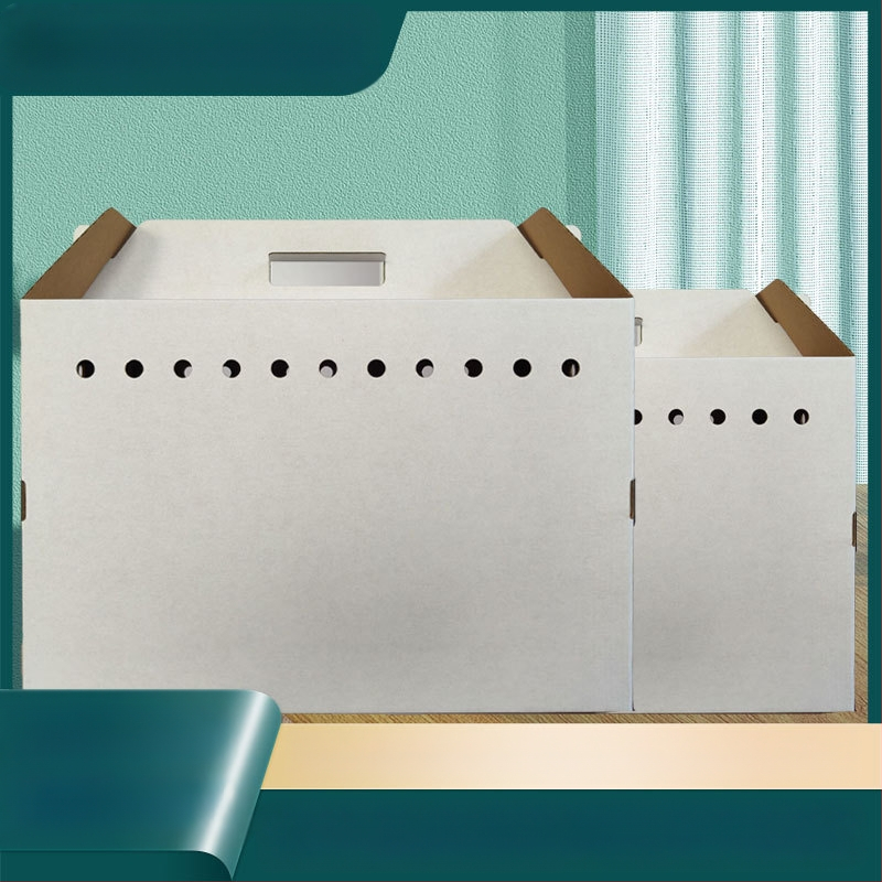 Lemmikloomade transpordikarp, eriti kõva kraftpaber, lainepapist loomade elusloomade transpordikarp, karppakend, hulgimüügiks valmis laos