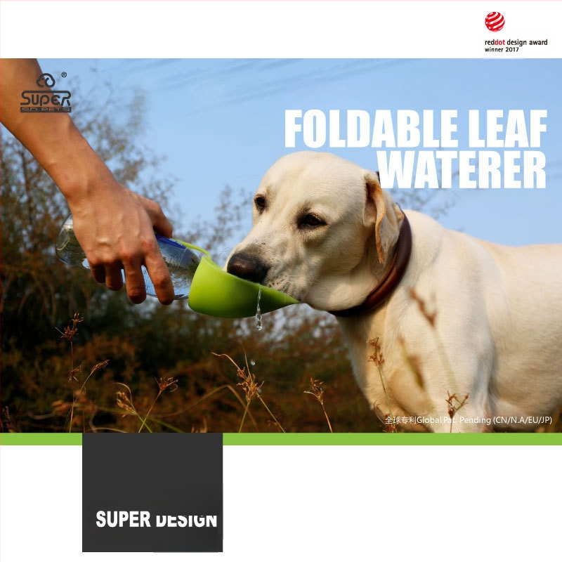 Čaša za kućne ljubimce, čaša za piće za pse, putna prijenosna boca za piće, listovi sklopive boce za vodu, nagrada Red Dot, novi proizvod
