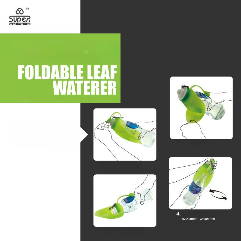 Čaša za kućne ljubimce, čaša za piće za pse, putna prijenosna boca za piće, listovi sklopive boce za vodu, nagrada Red Dot, novi proizvod