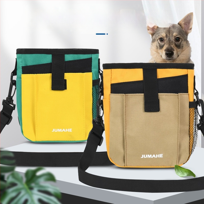 Чанта за домашни любимци за обучение на кучета за домашни любимци навън чанта за обучение на домашни любимци на открито удобна чанта за кучешки закуски с голям капацитет