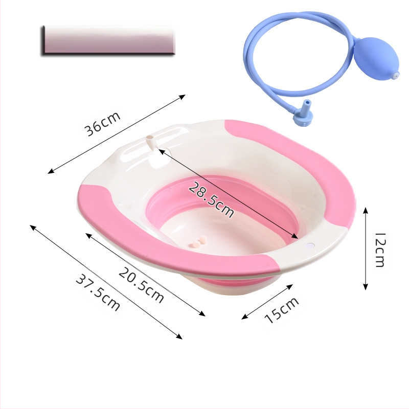 Kodumajapidamises kasutatav bidee, kokkupandav tualett-valamu, rasedate naiste peerupesukauss, paksendatud meeste ja naiste hemorroidid, kükitav peerupuhastuskauss, kuuvalam