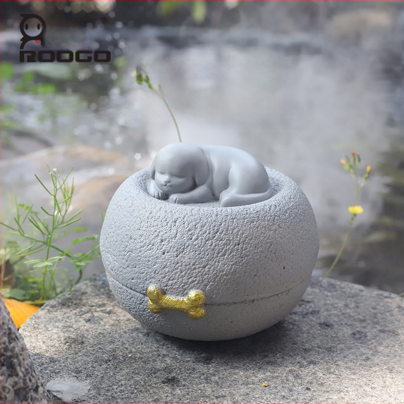 Kūrybinga miego meilė Pet Curns Gyvūnų reikmenys Katė Šuo Curns Gyvūnų atminimo reikmenys Karsto dėžutė