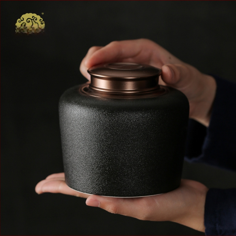 Xindehong Kiln suur teepurk keraamiline suletud purk sulamist kaanega säilituspurk jäätunud suur keraamiline purk ärikingitus