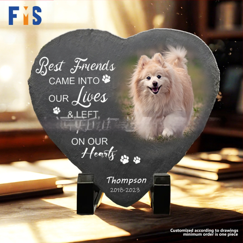 „Amazon Daifa“ augintinio atminimo akmens statulos papuošalai, „pasidaryk pats“ paveikslėliai, spalvotas spausdinimas, katės ir šunys, gimtadienio atminimo papuošalai