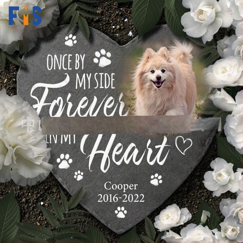 „Amazon Daifa“ augintinio atminimo akmens statulos papuošalai, „pasidaryk pats“ paveikslėliai, spalvotas spausdinimas, katės ir šunys, gimtadienio atminimo papuošalai