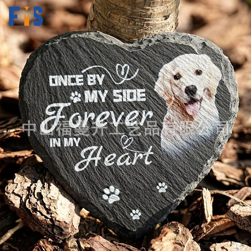 „Amazon Daifa“ augintinio atminimo akmens statulos papuošalai, „pasidaryk pats“ paveikslėliai, spalvotas spausdinimas, katės ir šunys, gimtadienio atminimo papuošalai