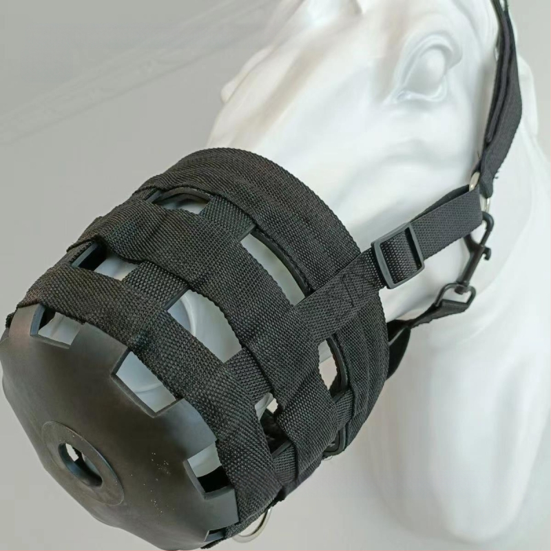 Arklio įranga Jojimo reikmenys Arklio burnos snukis Nesukandantis minkštas guminis snukis nuo įtrūkimų Arklio burnos narvas Nuo ėdimo apsauganti žolė