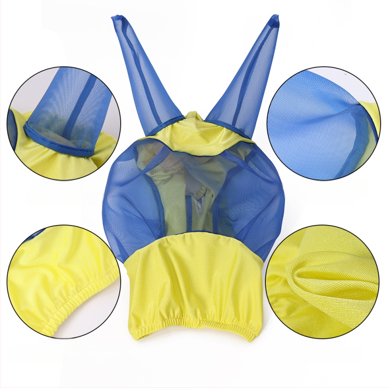 Hobuse sääsevastane mask, päikesekaitsekreem, hingav ja mitteläbipaistev peakate hobuse maskile, sääsevastane varustus, ratsaspordi lemmikloomatarbed