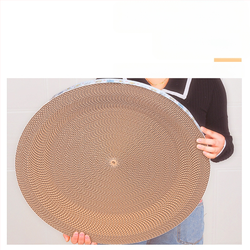 Univerzalna daska za grebanje za mačke za sva godišnja doba, Mačje gnijezdo, Ekstra veliki umivaonik za grebanje za mačke, Okrugla igračka od valovitog papira, Oprema za mačke