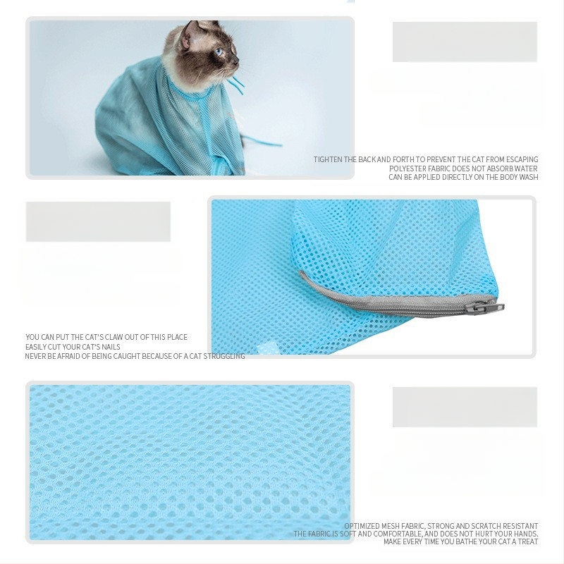 Amazoni multifunktsionaalne kassipesukott, kriimustuskindel kassi vannikott, küünte lõikenõelaga vannikott, lemmikloomade kassitarbed