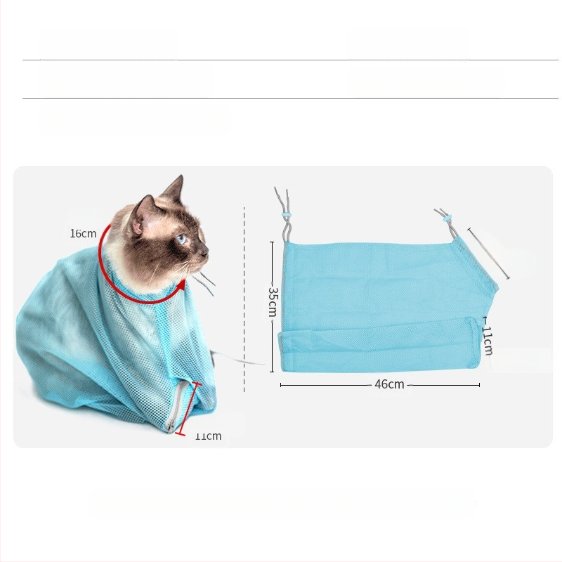 Amazoni multifunktsionaalne kassipesukott, kriimustuskindel kassi vannikott, küünte lõikenõelaga vannikott, lemmikloomade kassitarbed