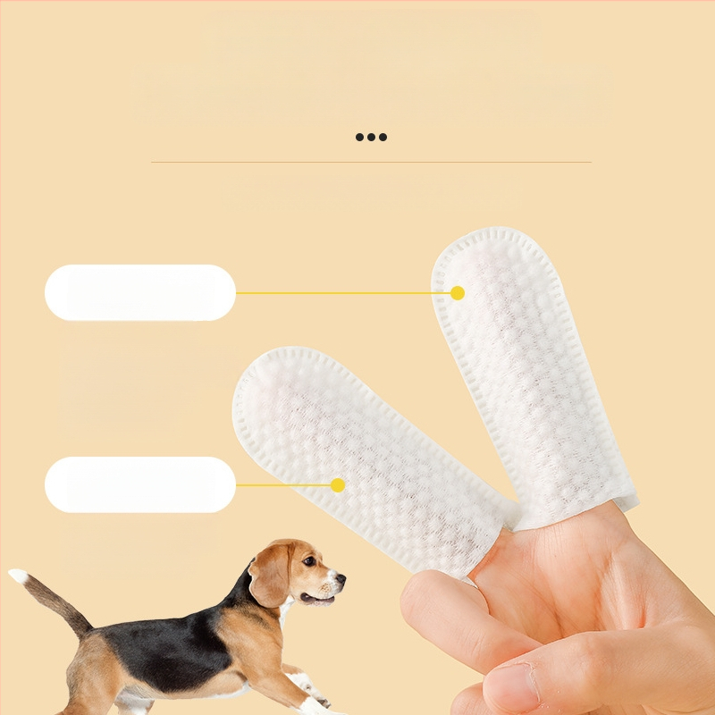 Μαντηλάκια καθαρισμού δοντιών κατοικίδιων ζώων, καθαρισμός δοντιών σκύλου, αφαίρεση πέτρας, φρέσκια αναπνοή γάτας, πέτρινο μανίκι δακτύλου