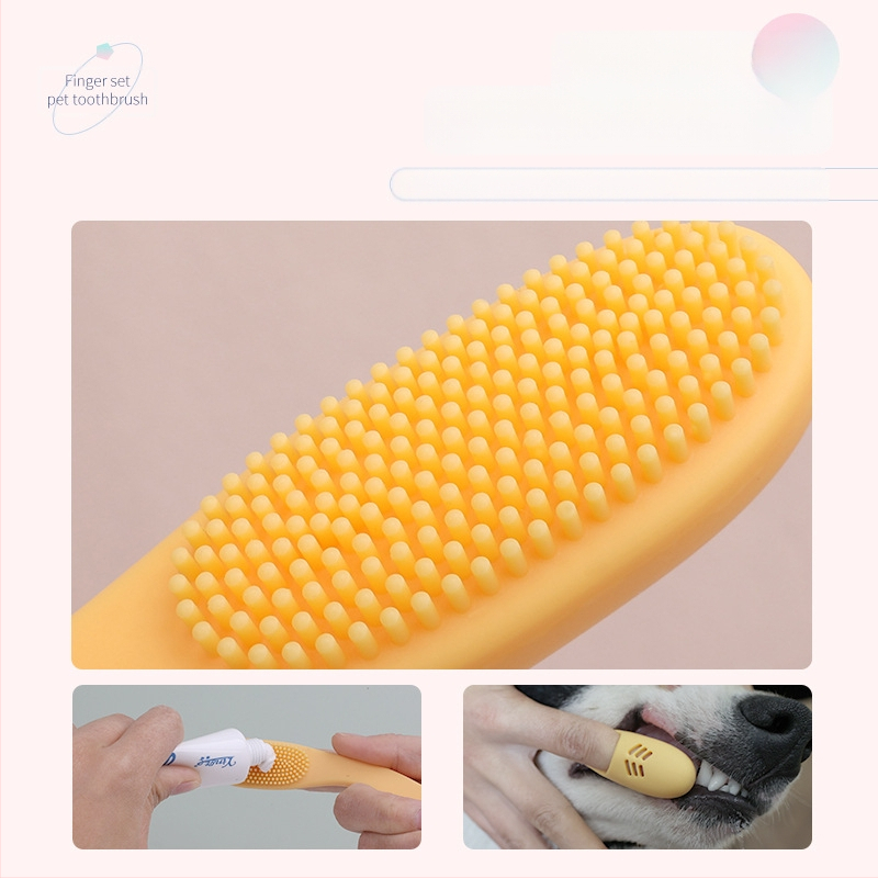 Οδοντόβουρτσα για κατοικίδια, Κούνια για δάχτυλα σκύλου, Οδοντόβουρτσα για κουτάβια, Οδοντόβουρτσα για γάτες, Είδη για σκύλους και γάτες, Αντιβακτηριδιακό