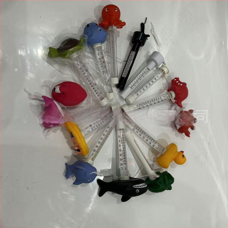 Sandėlyje Naujas termometras, spausdinamas LOGO, tarpvalstybinis karšto pardavimo baseino termometras, vaikų vandens temperatūros matuoklis