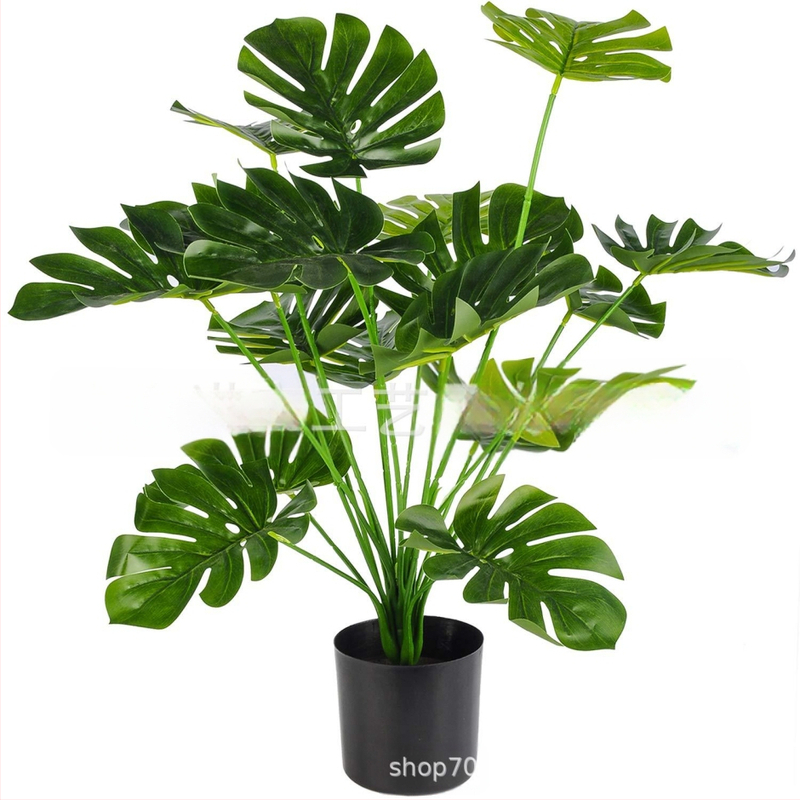 Karštai parduodamas pavasario ir vasaros naujas vėžlio lapo imitacijos augalų kraštovaizdžio dekoravimas patalpų bioniniam žaliam augalui, netikras medis, vazoninis svetainės dekoravimas