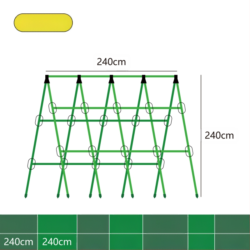 [Su Su Su] Ράφι αναρρίχησης για αγγούρια Ράφι για φασόλια Ράφι ντομάτας Ράφι λαχανικών Ράφι στήριξης φυτών