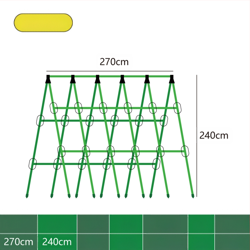 [Su Su Su] Ράφι αναρρίχησης για αγγούρια Ράφι για φασόλια Ράφι ντομάτας Ράφι λαχανικών Ράφι στήριξης φυτών