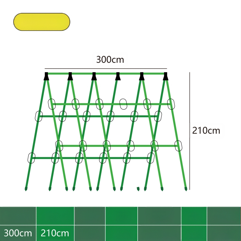 [Su Su Su] Ράφι αναρρίχησης για αγγούρια Ράφι για φασόλια Ράφι ντομάτας Ράφι λαχανικών Ράφι στήριξης φυτών