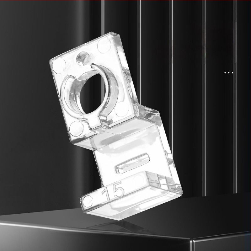 Akvariumo dangčio laikiklis, skaidrus, didelio stiprumo, kompiuterio, mažas, įleidimo ir išleidimo vamzdžio, fiksuotas, stiklinis, prie sienos tvirtinamas laikiklis