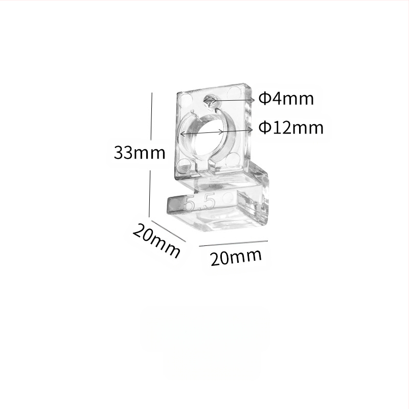 Akvariumo dangčio laikiklis, skaidrus, didelio stiprumo, kompiuterio, mažas, įleidimo ir išleidimo vamzdžio, fiksuotas, stiklinis, prie sienos tvirtinamas laikiklis