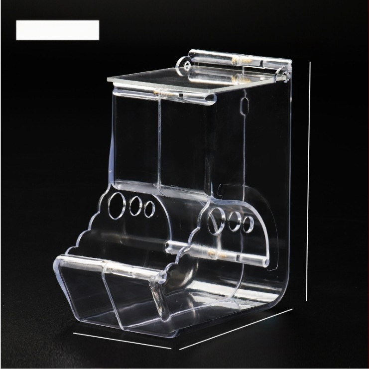 Žiurkėnų šėryklos maisto dėžutė gali būti pritvirtinama voverės ežio jūrų kiaulytės maisto dubenėlio apsauga nuo apvirtimo žiurkėnų ZS automatinis šėrykla