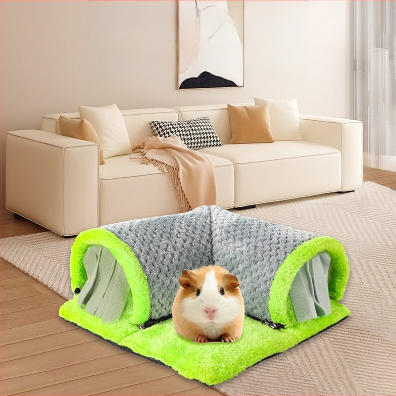 Prekogranično pamučno gnijezdo za zamorce, zabavno za male kućne ljubimce, kanalski zec, Totoro vjeverica, toplo gnijezdo za spavanje, nizozemsko gnijezdo za bušenje tunela za svinje