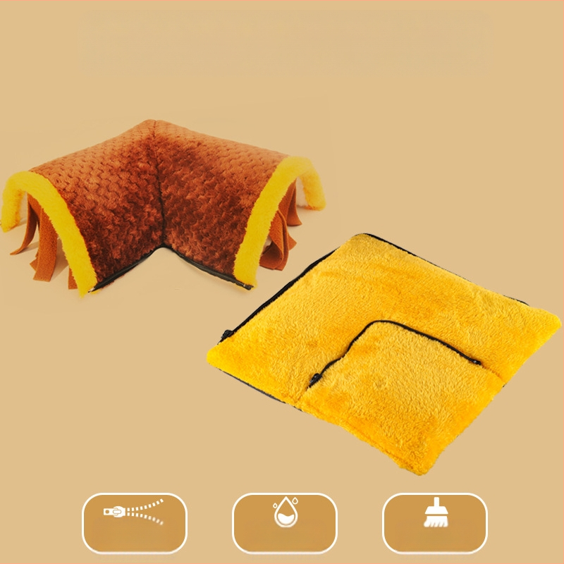 Prekogranično pamučno gnijezdo za zamorce, zabavno za male kućne ljubimce, kanalski zec, Totoro vjeverica, toplo gnijezdo za spavanje, nizozemsko gnijezdo za bušenje tunela za svinje