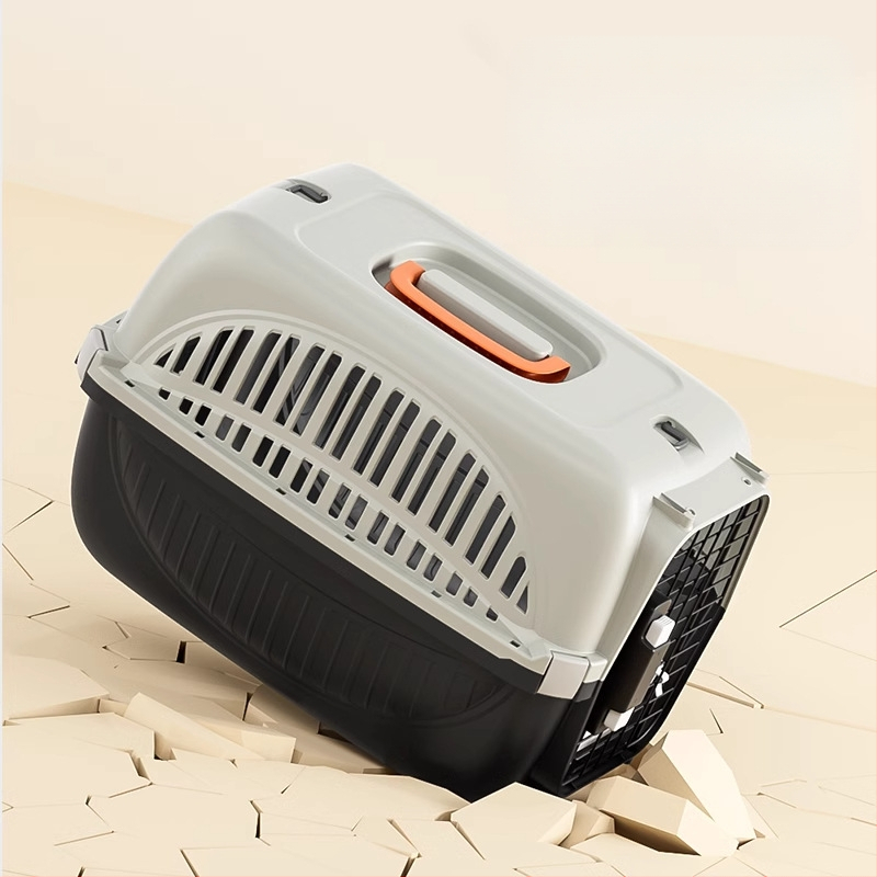 Kutija za mačke s zračnom kutijom, prijenosni kavez za mačke, vrećica za mačke, kutija za kućne ljubimce za automobil, kavez za pse, prijenosna plastična kutija za mačke