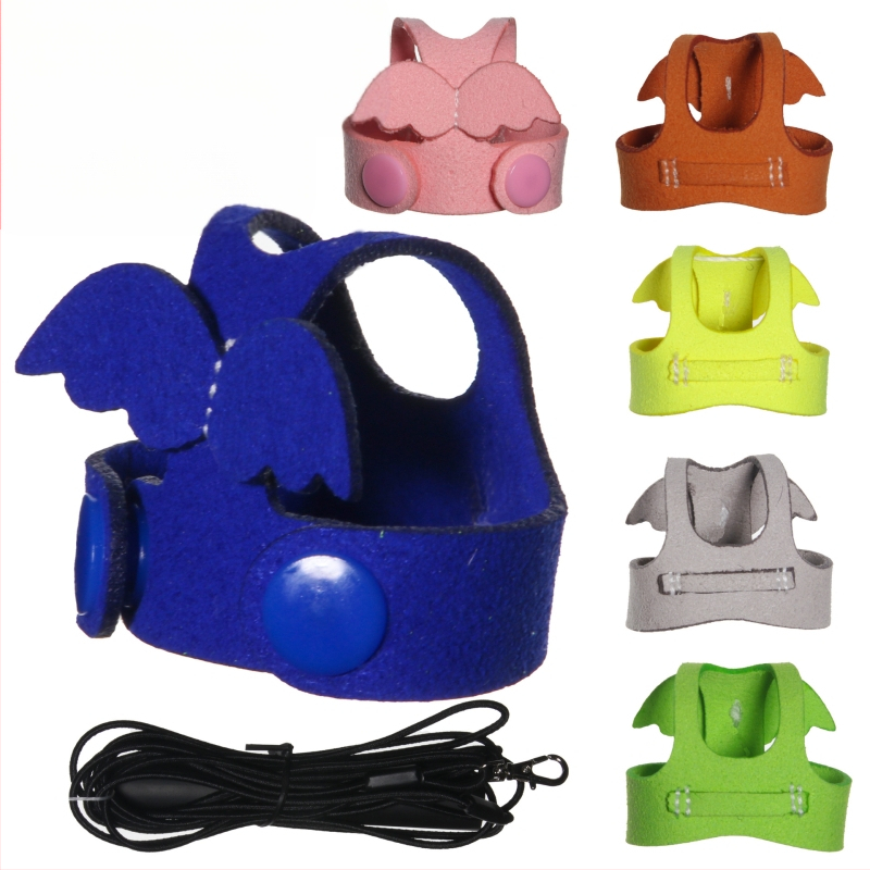 Въже за летене с папагал Jilong, каишка за летене, ултралеко въже за тренировка, сцепление, принадлежности за разходка с птици, устойчиви на ухапване