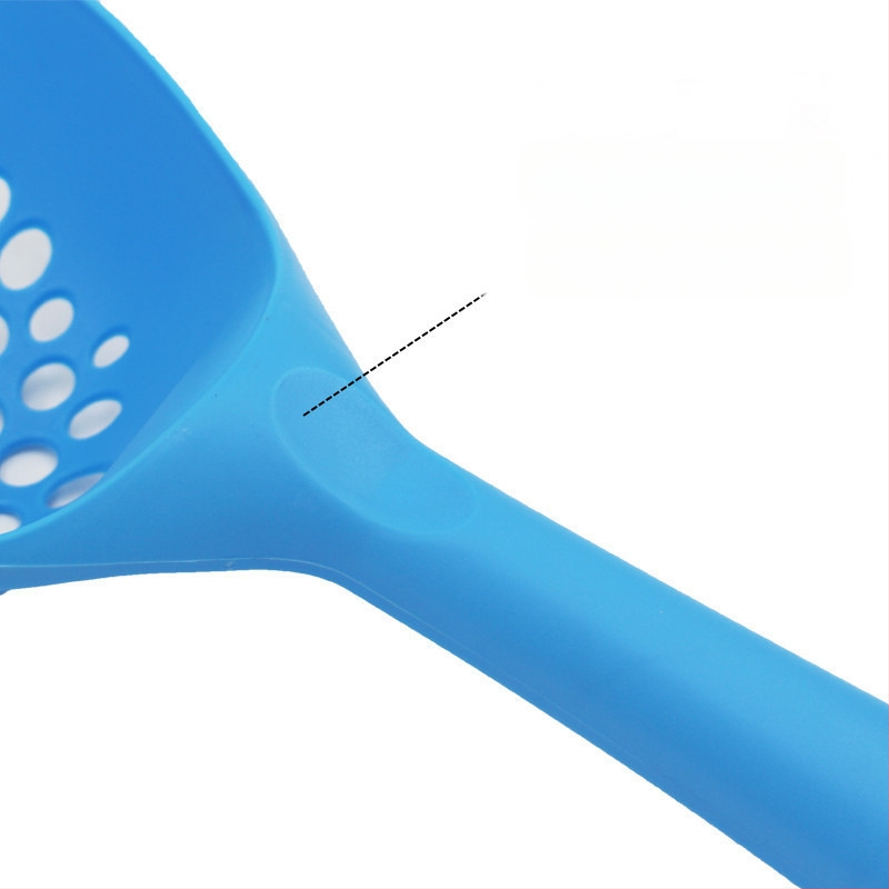 Naminių gyvūnėlių reikmenys, didmeninė prekyba kačių kraiko kastuvais, didelis storas plastikinis kačių išmatų kastuvas, kačių tualeto kačių kraiko dėžė, nesandarūs kastuvai