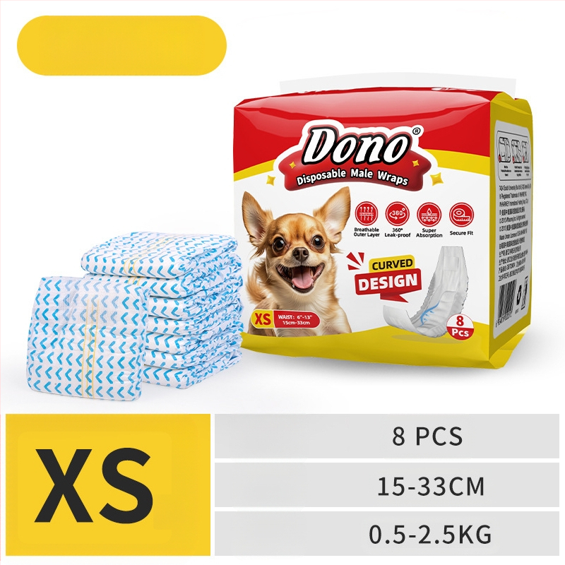 JURNALUL LUI DONO scutece pentru câini câine mascul cățea pantaloni fiziologici scutece pentru animale de companie în jurnalul de creștere al animalelor de companie