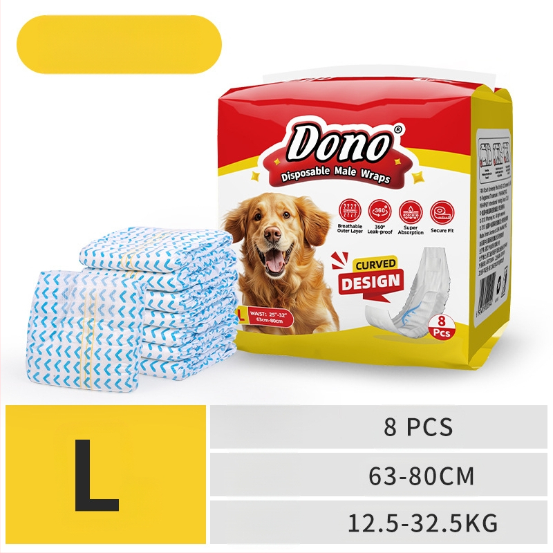 JURNALUL LUI DONO scutece pentru câini câine mascul cățea pantaloni fiziologici scutece pentru animale de companie în jurnalul de creștere al animalelor de companie