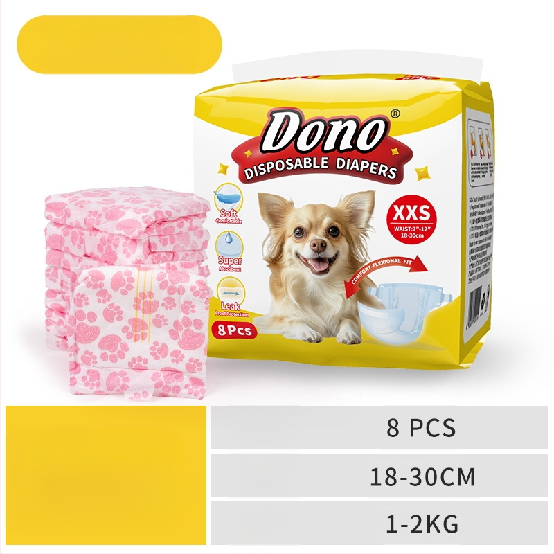 JURNALUL LUI DONO scutece pentru câini câine mascul cățea pantaloni fiziologici scutece pentru animale de companie în jurnalul de creștere al animalelor de companie