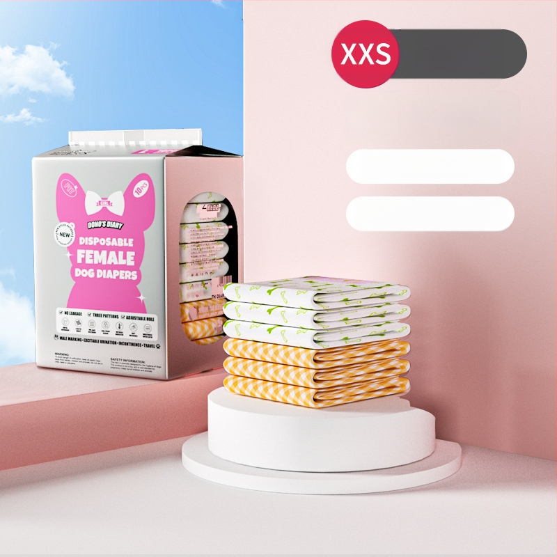 JURNALUL LUI DONO scutece pentru câini câine mascul cățea pantaloni fiziologici scutece pentru animale de companie în jurnalul de creștere al animalelor de companie