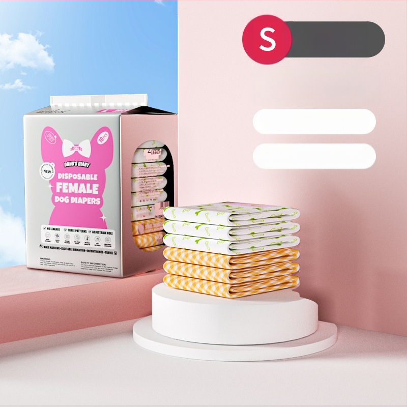 JURNALUL LUI DONO scutece pentru câini câine mascul cățea pantaloni fiziologici scutece pentru animale de companie în jurnalul de creștere al animalelor de companie