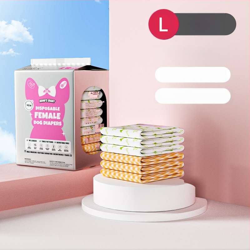 JURNALUL LUI DONO scutece pentru câini câine mascul cățea pantaloni fiziologici scutece pentru animale de companie în jurnalul de creștere al animalelor de companie