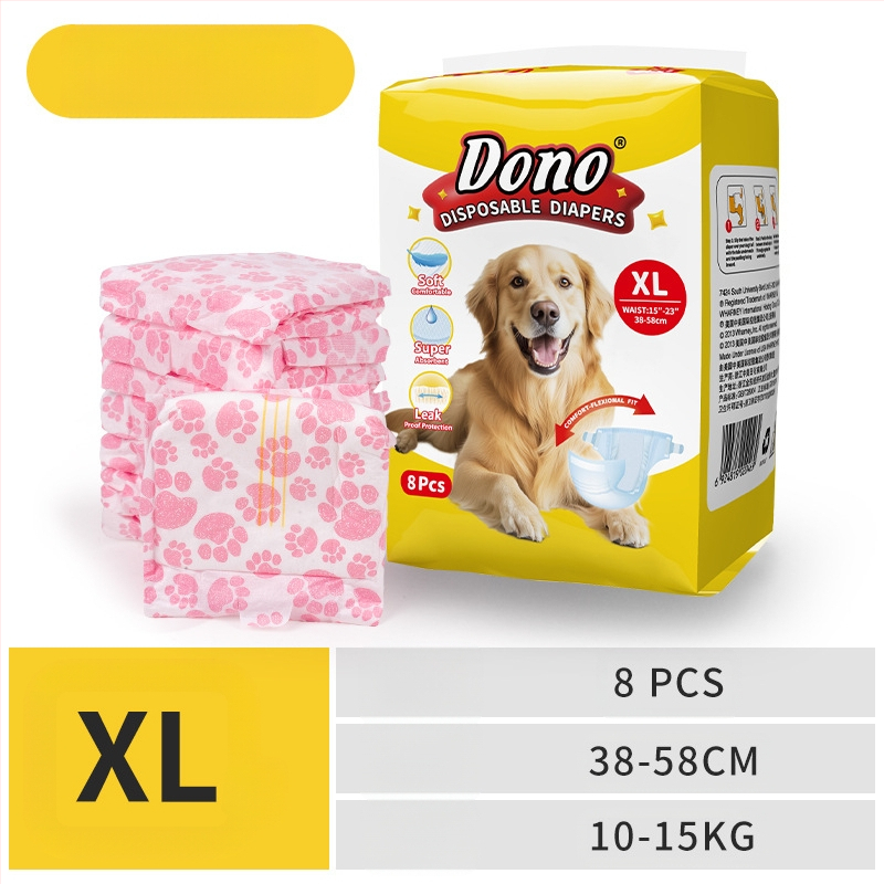 JURNALUL LUI DONO scutece pentru câini câine mascul cățea pantaloni fiziologici scutece pentru animale de companie în jurnalul de creștere al animalelor de companie