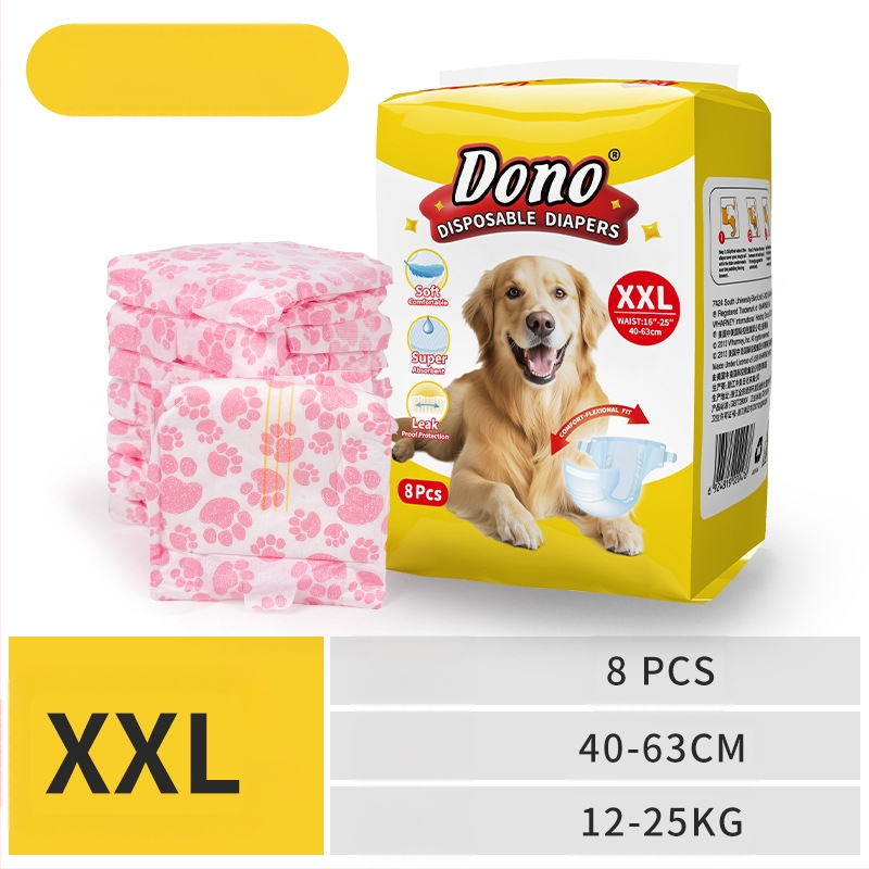 JURNALUL LUI DONO scutece pentru câini câine mascul cățea pantaloni fiziologici scutece pentru animale de companie în jurnalul de creștere al animalelor de companie