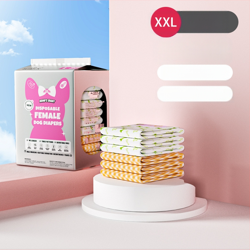 JURNALUL LUI DONO scutece pentru câini câine mascul cățea pantaloni fiziologici scutece pentru animale de companie în jurnalul de creștere al animalelor de companie