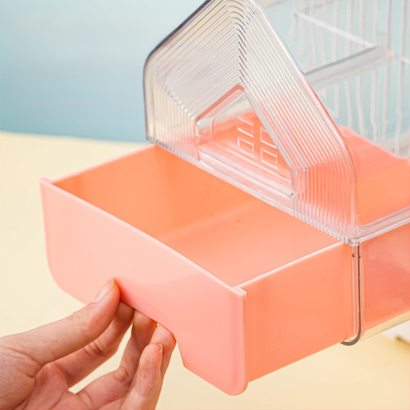 Baie externă pentru păsări, lavoar pentru papagal, cutie de baie transparentă, sertar multifuncțional pentru păsări, tip duș, cadă de duș