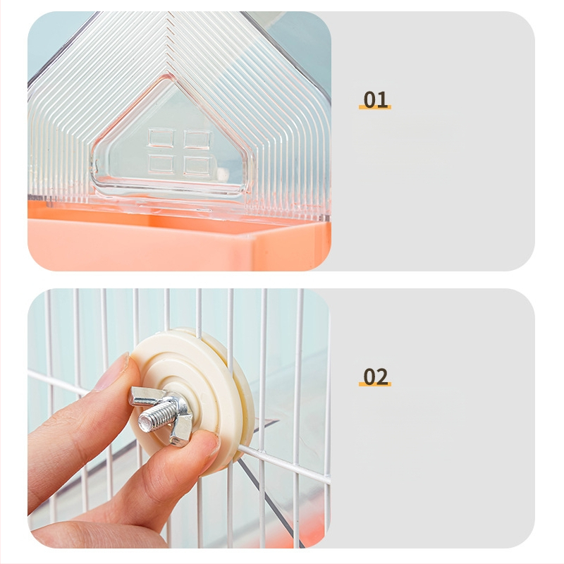 Baie externă pentru păsări, lavoar pentru papagal, cutie de baie transparentă, sertar multifuncțional pentru păsări, tip duș, cadă de duș