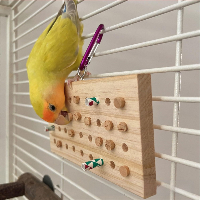 Играчка папагал играчка птица божур Xuanfeng малко слънце уста сълза тренировка декомпресия висяща играчка клавиатура от масивно дърво