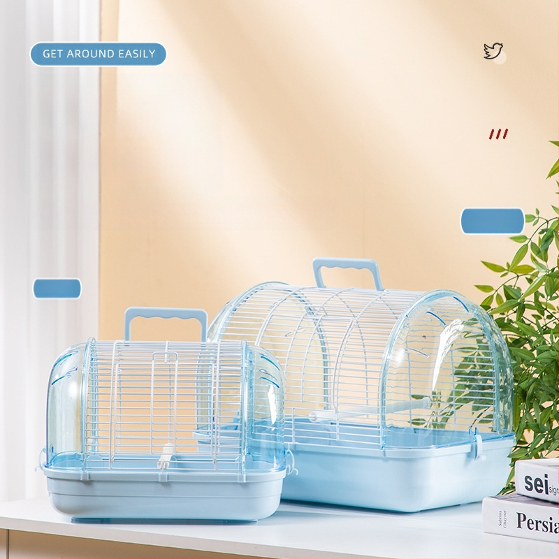 Colivie pentru păsări cu colivie portabilă, piele de tigru, bujor, colivie mică, călugăr solar, mare, metalică de înaltă calitate, colivie pentru păsări